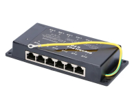 ExtraLink 6 Portowy Gigabit PoE Injector 6x 1000Mb/s RJ45 - 1541570 - zdjęcie 1